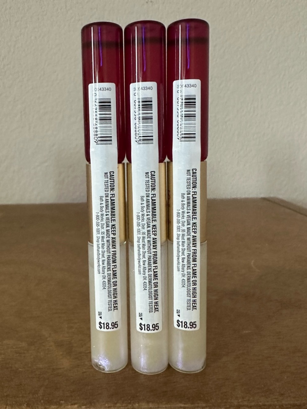 X3 Bath & Body Works luminous rollerball and lipgloss duo NEW - Picture 2 of 2
